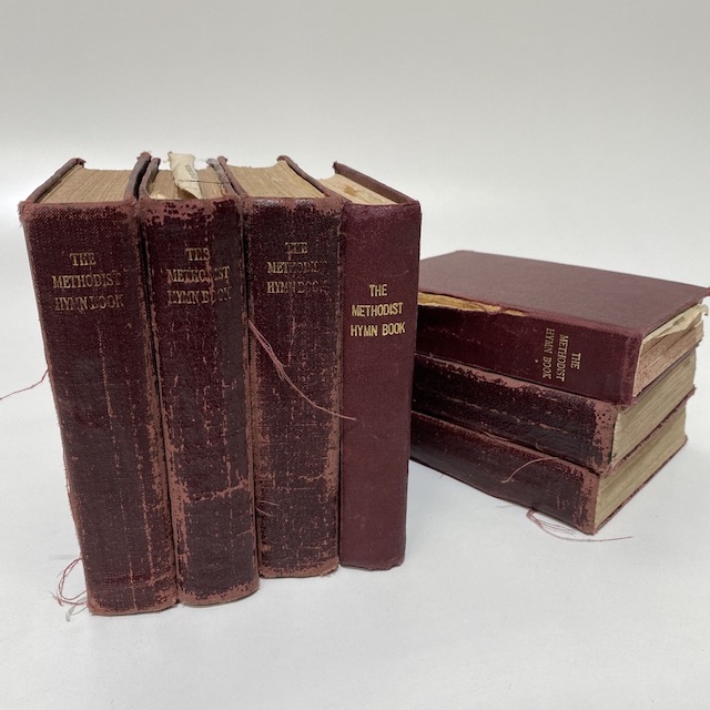 BOOK, Hymn - The Methodist Hymn Book Burgundy